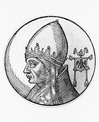 グレゴリー9世の肖像（Ugolino dei Conti di Segni、1170～1241年頃 作： Unbekannt Unbekannt