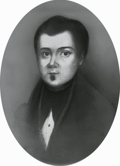 イタリアの医師で愛国者のヤコポ・ルッフィーニ（1805-1833）の肖像、エングレービング 作： Unbekannt Unbekannt
