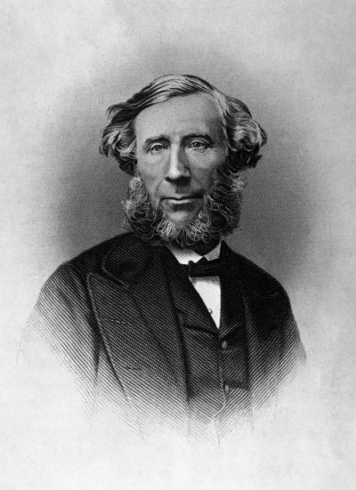 アイルランドの物理学者、ジョン・ティンダル（1820-1893）の肖像、エングレービング 作： Unbekannt Unbekannt