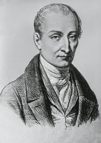 ヘリオグラフィーを発明したフランス人のジョセフ・ニセフォレ・ニエプス（1765-1833）の肖像 作： Unbekannt Unbekannt