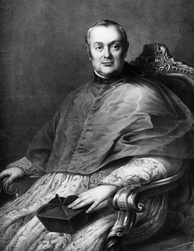 イタリアの枢機卿で、レオ12世の下で1828年から1829年まで、グレゴリー16世の下で1831年から1836年まで枢機卿国務長官を務めたTommaso Bernetti (1779-1852)のポートレート、リトグラフ 作： Unbekannt Unbekannt