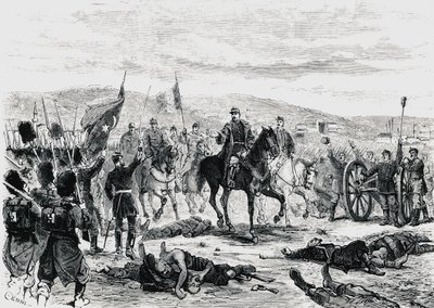 第4次プレヴェンの戦いの後、部隊を視察するルーマニアのキャロル王子（ロシア・トルコ戦争 作： Unbekannt Unbekannt
