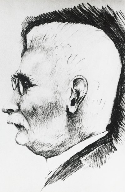 フランスの化学者・冶金学者、Henri Louis Le Chatelier (1850-1936)のプロフィールポートレート、エングレービング 作： Unbekannt Unbekannt