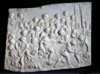 ローマ ローマ人兵士に施される応急処置（Trajans frieze 作： Unbekannt Unbekannt