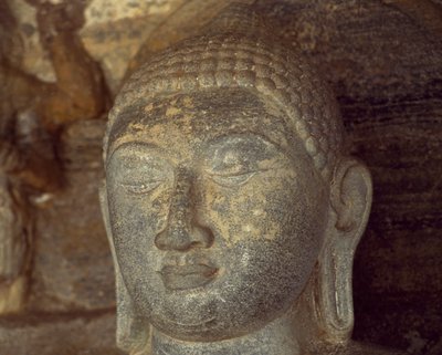 スリランカ、ポロンナルワ、ガル・ヴィハーラの仏像の細部（ユネスコ世界遺産登録 作： Unbekannt Unbekannt