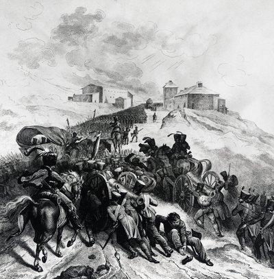 12月22〜24日、Sierra de Guadarramaを横断するフランス軍 作： Unbekannt Unbekannt