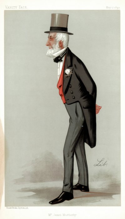 ジェームズウェザービー氏、1890年。 作： Liborio Prosperi