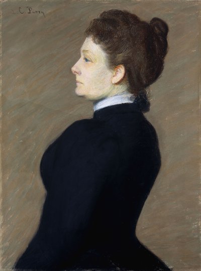 黒衣の娘 作： Lilla Cabot Perry