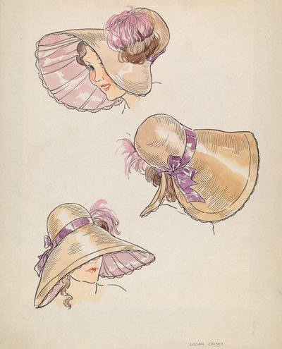 ボネ、1936年頃 作： Lillian Causey