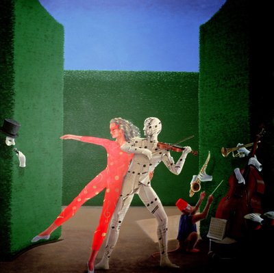 バークレーホテル壁画-2 作： Lincoln Seligman
