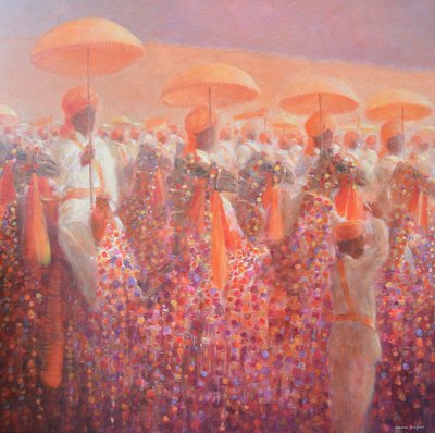 ジャイサルメールのパレード、小 作： Lincoln Seligman