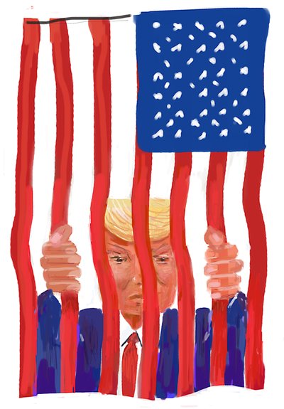 トランプ、2022年（デジタルプリント） 作： Lincoln Seligman