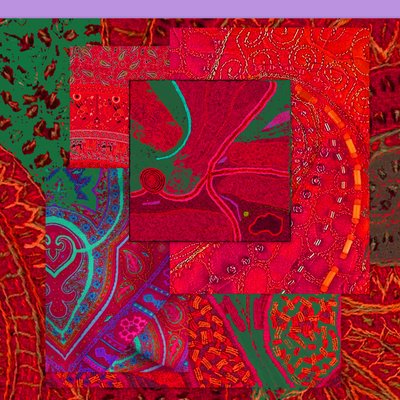 COLLAGE OF COLOR, 2018（ミクストメディア） 作： リンダ・アーサー