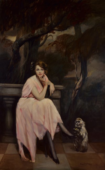 ミス・イン・ピンク、1923年。 作： Lino Selvatico