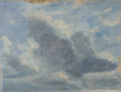 空の習作、1850年頃 作： Lionel Constable