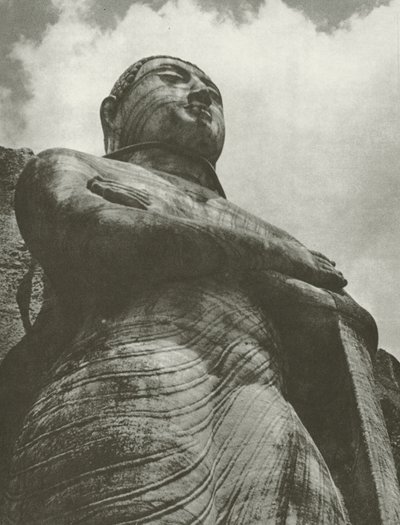 アナンダ、ガル・ヴィハール (白黒写真) 作： Lionel Wendt