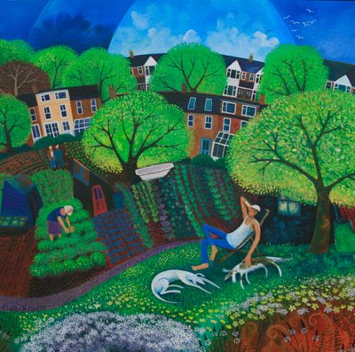 カジュアルアプローチ2012（紙にアクリルインク） 作： Lisa Graa Jensen