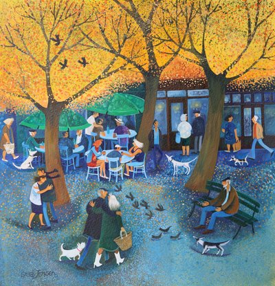 Apero Time 2016（紙にアクリルインク） 作： Lisa Graa Jensen