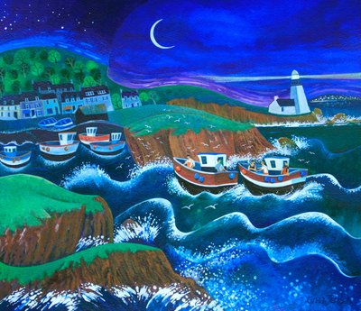 コート・ダムール、2000年頃（アクリル、紙） 作： Lisa Graa Jensen