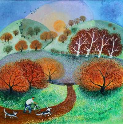 First Light, 2021, (キャンバスにアクリル) 作： Lisa Graa Jensen