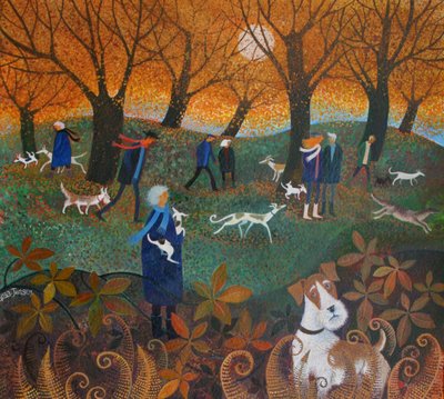 Hide and Seek、2015年（紙にアクリルインク） 作： Lisa Graa Jensen