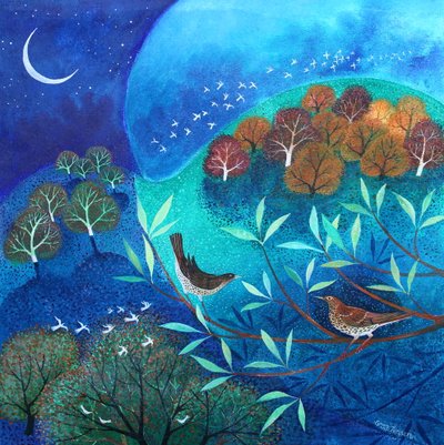 明暗、2023年、（アクリル、ジェッソ） 作： Lisa Graa Jensen