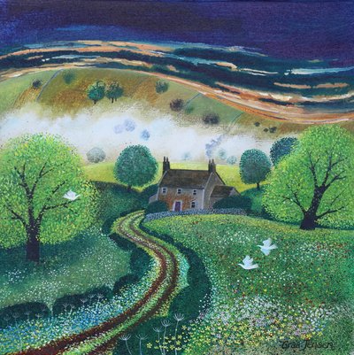 スモーキー・ヴァレー、2024年（キャンバスにアクリル画） 作： Lisa Graa Jensen