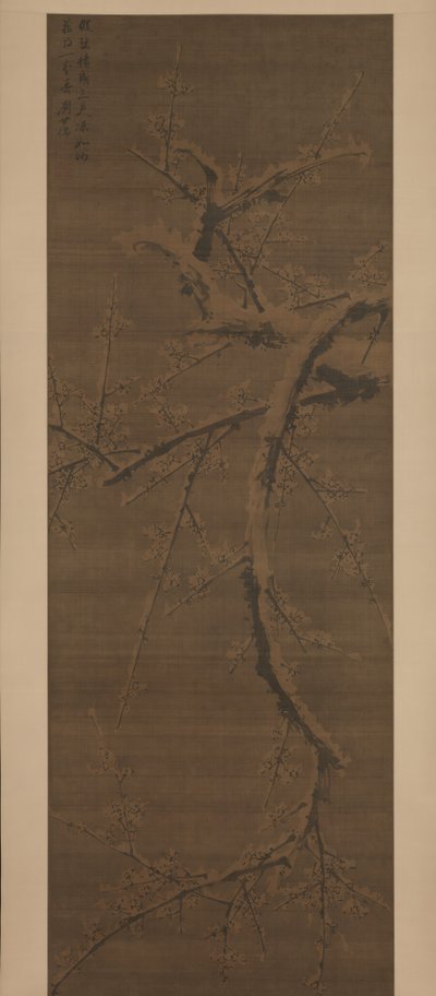 雪の中の梅。 作： Liu Shiru