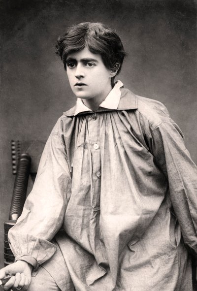 ガートルードエリオット1874〜1950年、アメリカの女優、1908年。 作： Lizzie Caswall Smith