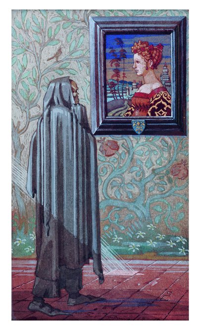 少女と死、1916年。 作： Léo Schnug