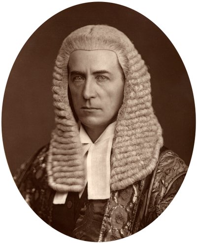 アルフレッドヘンリーテーゼガー、控訴裁判長、1880年。 作： Lock and Whitfield