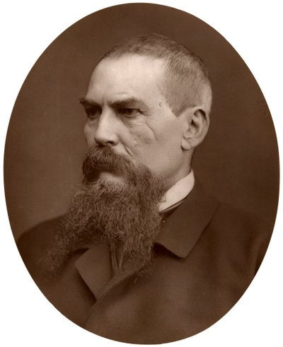 1876年、イギリスの探検家、作家、兵士および外交官、リチャードバートン船長。 作： Lock and Whitfield