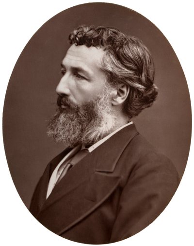 フレデリックレイトン、イギリスの芸術家で王立学者、1877年。 作： Lock and Whitfield