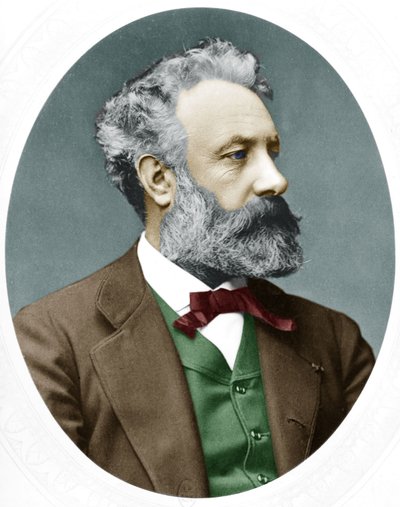 ジュール・ヴェルヌ（1828-1905）フランスの小説家。 作： Lock and Whitfield