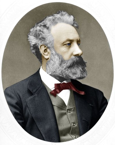 ジュール・ヴェルヌ（1828-1905）フランスの小説家。 作： Lock and Whitfield