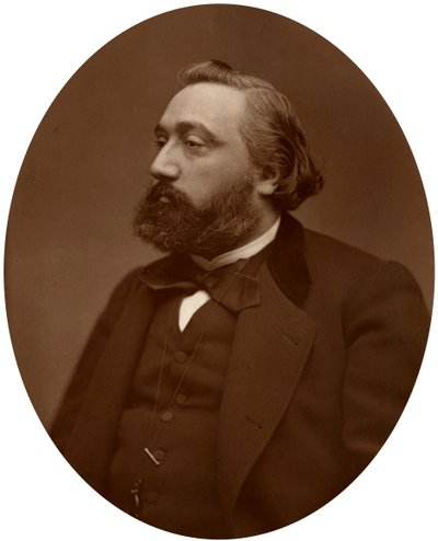 レオンガンベッタ、フランスの政治家、1882年。 作： Lock and Whitfield