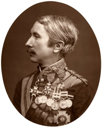 サーガーネット少将、KCB、イギリス兵、1876年。 作： Lock and Whitfield