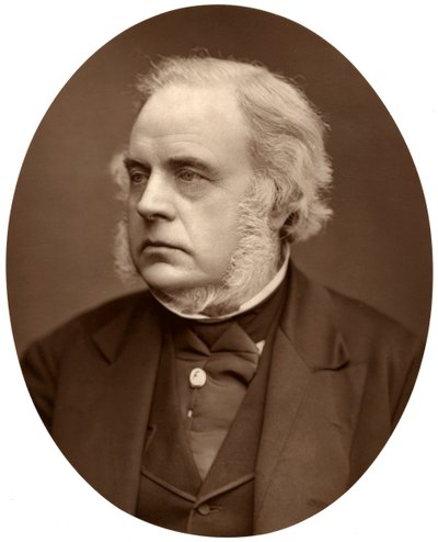 ジョン・ブライト、バーミンガム議員、1876年。 作： Lock and Whitfield