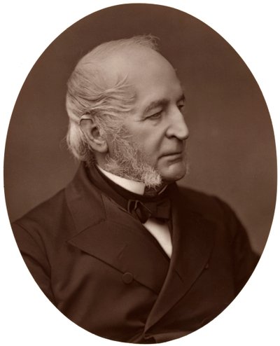 右ホンスペンサーウォルポール、MP、イギリス保守派政治家、1876年。 作： Lock and Whitfield