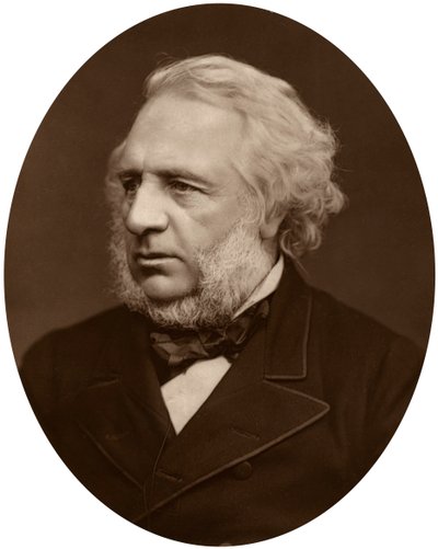 チャールズリード卿、ロンドン教育委員会会長、1880年。 作： Lock and Whitfield
