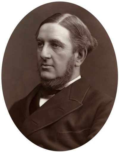 ウィリアムバーノンハーコート卿QC、MP、ケンブリッジ大学国際法教授、1877年。 作： Lock and Whitfield