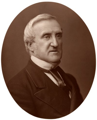 1876年、高等法院裁判官、Cホール副学長。 作： Lock and Whitfield