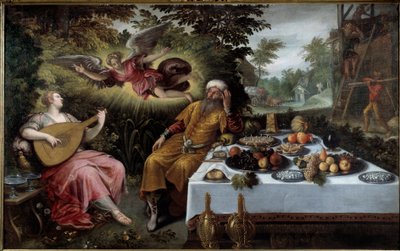 富の虚栄、あるいはメランコリックな不幸。ルドヴィコ・ポッツォゼラート（1550-1610）の絵画 作： Lodewijk Toeput