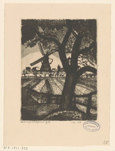 オーチャード ル・フルティエ（原題） 作： Lodewijk Schelfhout (signed by artist)