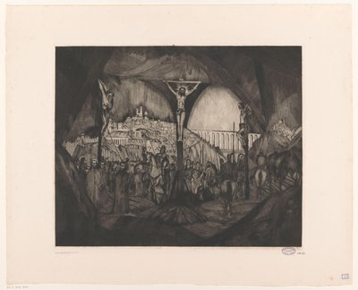 ゴルゴタⅠ（原題） 作： Lodewijk Schelfhout (signed by artist)