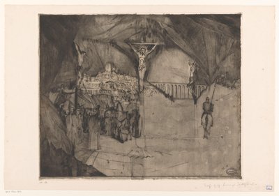 ゴルゴタⅠ（原題） 作： Lodewijk Schelfhout (signed by artist)