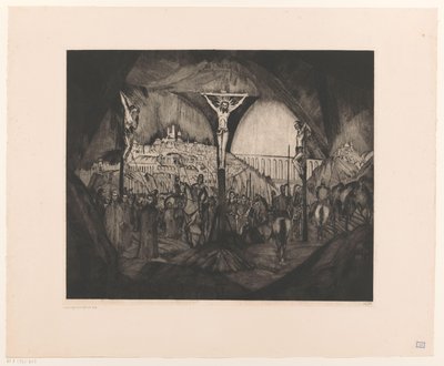 ゴルゴタⅠ（原題） 作： Lodewijk Schelfhout (signed by artist)