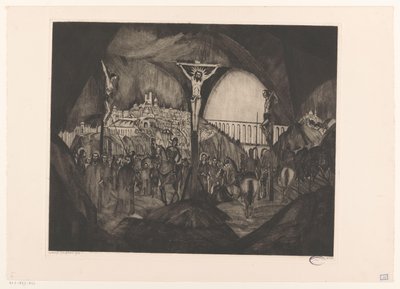 ゴルゴタⅠ（原題） 作： Lodewijk Schelfhout (signed by artist)