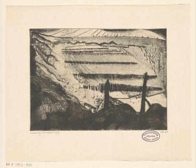 ドンブルグ ビーチ Plage de Domburg II (原題) 作： Lodewijk Schelfhout (signed by artist)