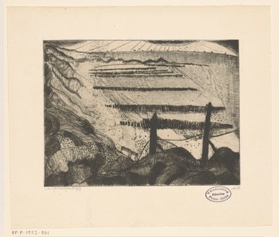 ドンブルグ ビーチ Plage de Domburg II (原題) 作： Lodewijk Schelfhout (signed by artist)